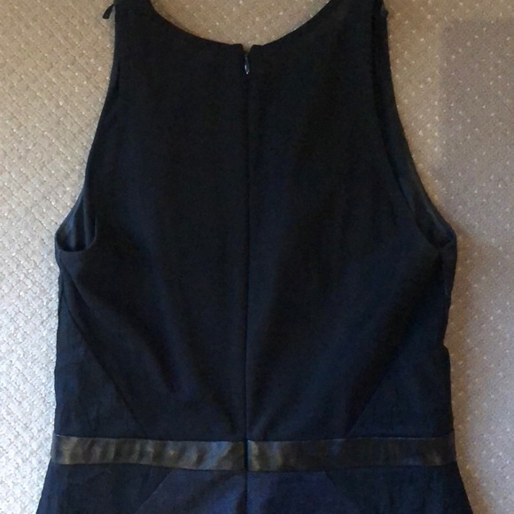 Nicole Miller Artelier denim and leather dress - Picture 3 of 3